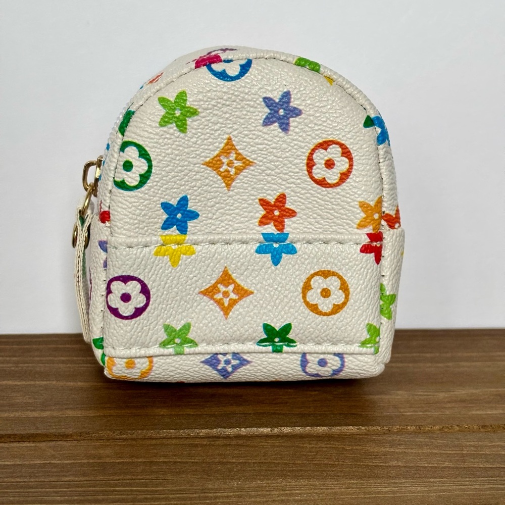 Colorful Mini Backpack Keychain - image 1
